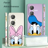 donald duck disney anime case for huawei p50 p40 p30 p20 pro lite e y9s y9a y9 y6 y70 nova 5t liquid left rope phone cover