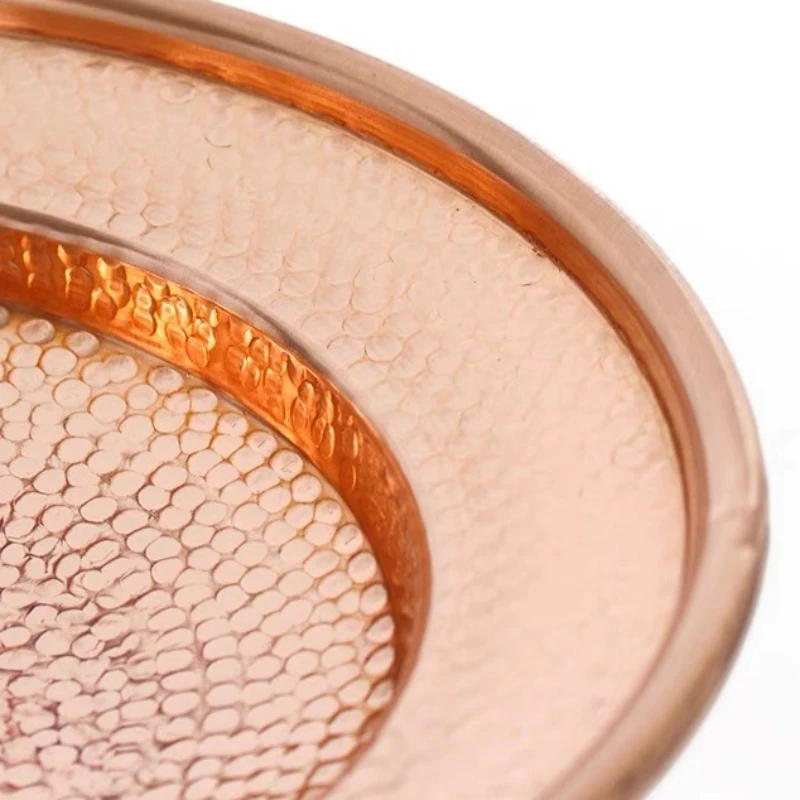 Тибетская тарелка с высокими фруктами и алтарями гравировка ручной работы