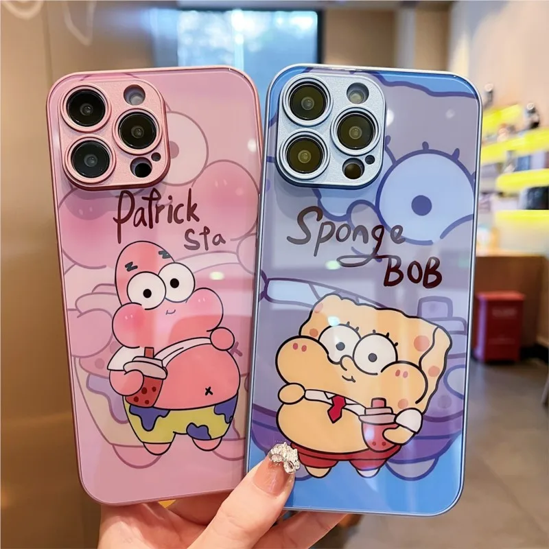 

Lovely Big Star Baby Interesting Cartoon Glass Case For iphone 14 13 12 11 Pro Max X XS XR SE 7 8 Plus Mini Fashion New Products