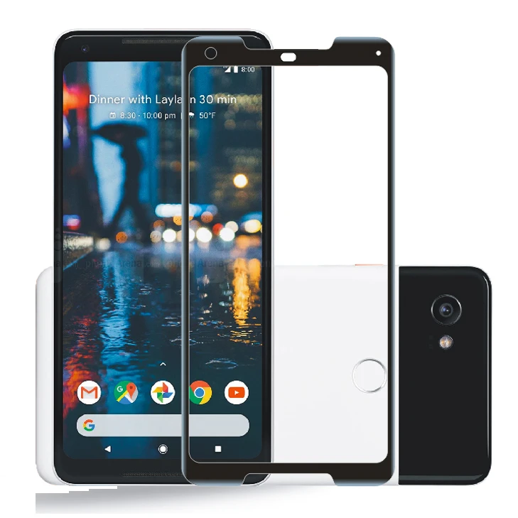 

75 Pcs/Lot 2.5D Premium Tempered Glass for Google Pixel 2 Full Coverage Screen Protector Protective Film for Google Pixel 2 XL