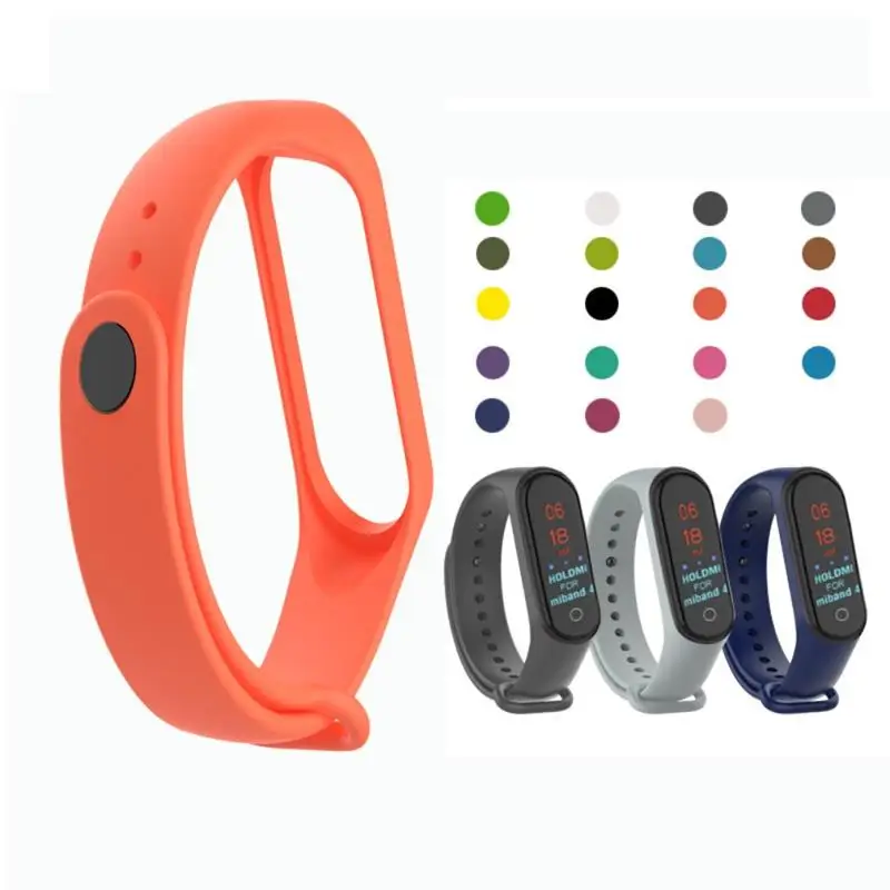 

2022 new Silicone Strap correa Bracelet for Mi band 5 Sport Wristband Watchband Strap for Xiomi Mi band 4 Bracelet Accessories