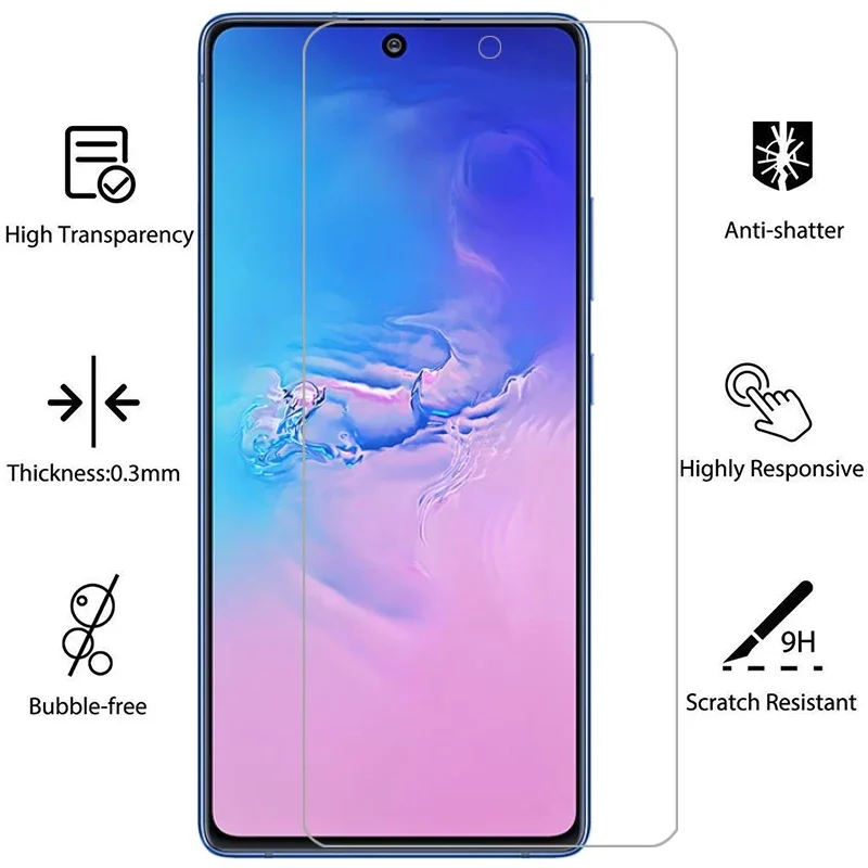 Защитное закаленное стекло для samsung s10 lite защитная пленка экрана на Galaxy S10 Lite 10s Light