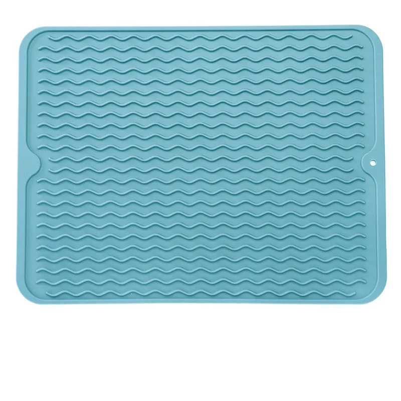 

Placemat Table Mat Heat Resistant Draining Dishwaser Durable Cushion Pad Dish Drying Mat Kitchen Placemats Table Silicone Mat