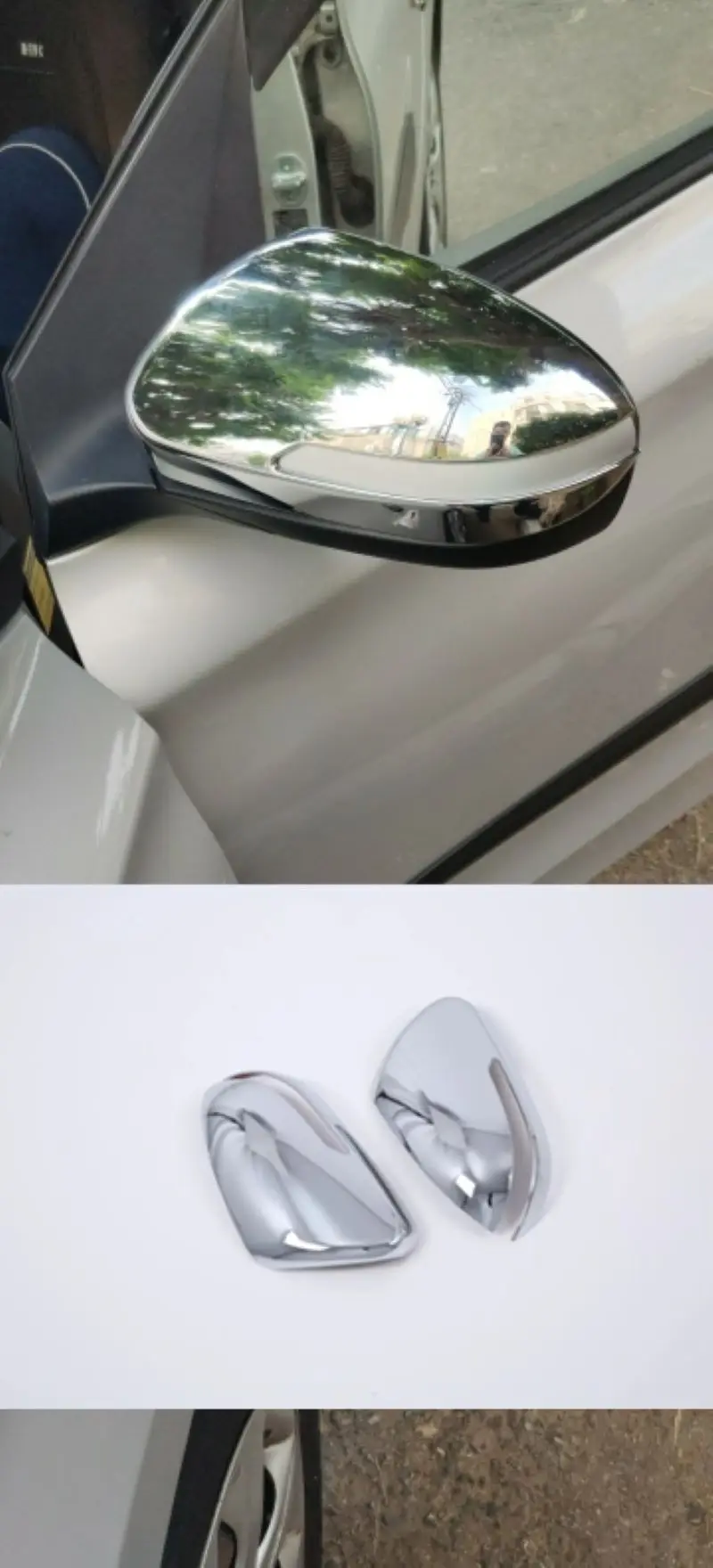 

Накладки на боковые зеркала заднего вида для Hyundai i20 2015 2016 2017 2018