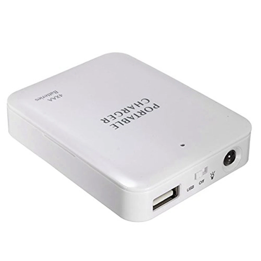 Portable USB Power Bank Charger Battery External Packing Box Emergency 4X AA For Iphone