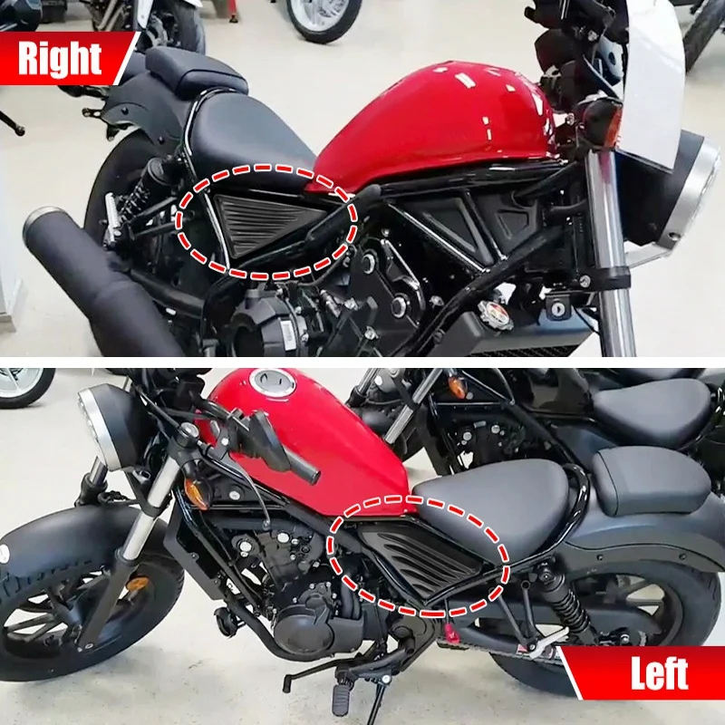 

2PCS For NEW Motorcycle Side Frame Cover Panel Engine Fairing Accessories Fit For-Honda Rebel CMX300 CMX500 2017-2022
