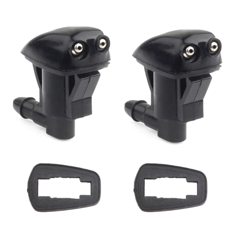 

652F 2x Front Windshield Washer Wiper Nozzle for Jeep 2005-2010