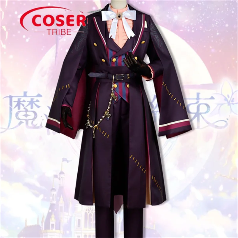 

COSER TRIBE Anime Game owen Faust Diffuse Exhibition Halloween Carnival Role Play Costume Complete Set