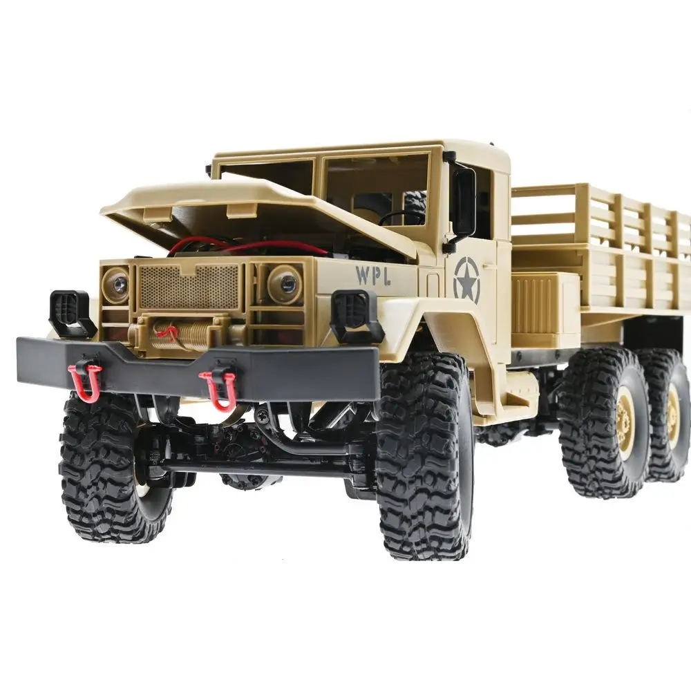 1:16 Full Scale 2.g Remote Control Car Wpl B16 6WD Climbing Military Pickup Climbing Vehicle For Children Birthdays Gifts enlarge
