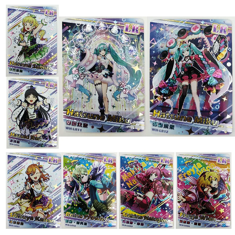 Singer Manwha Record Hatsune Miku Hazuki Ren Arashi Chisato Shibuya Kanon Lr Card Anime Characters Game Collection Birthday Gift