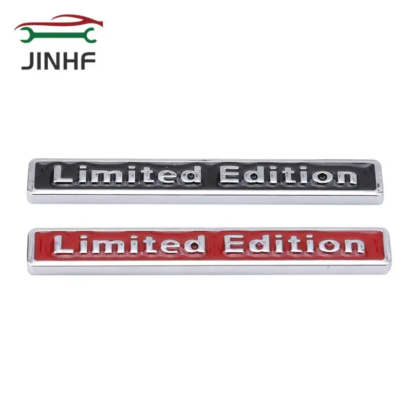 

3D хромированная металлическая Наклейка Автомобильные аксессуары наклейка ограниченный выпуск значок Автомобильная Наклейка Стикер для автомобильного стайлинга слова буквы наклейка