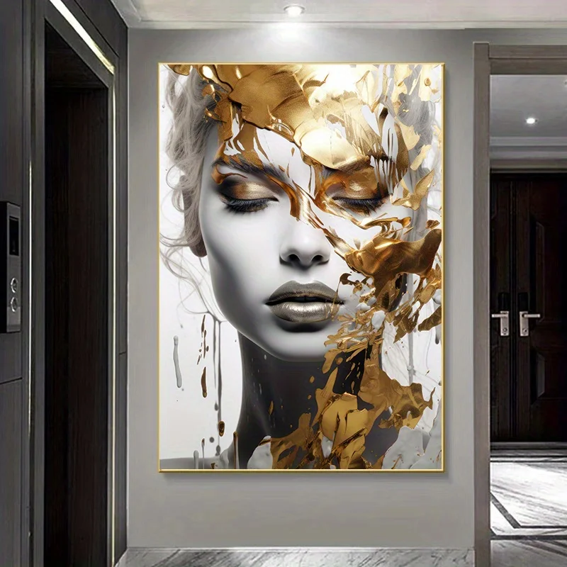 

Абстрактные постеры с лицом QIPINGART