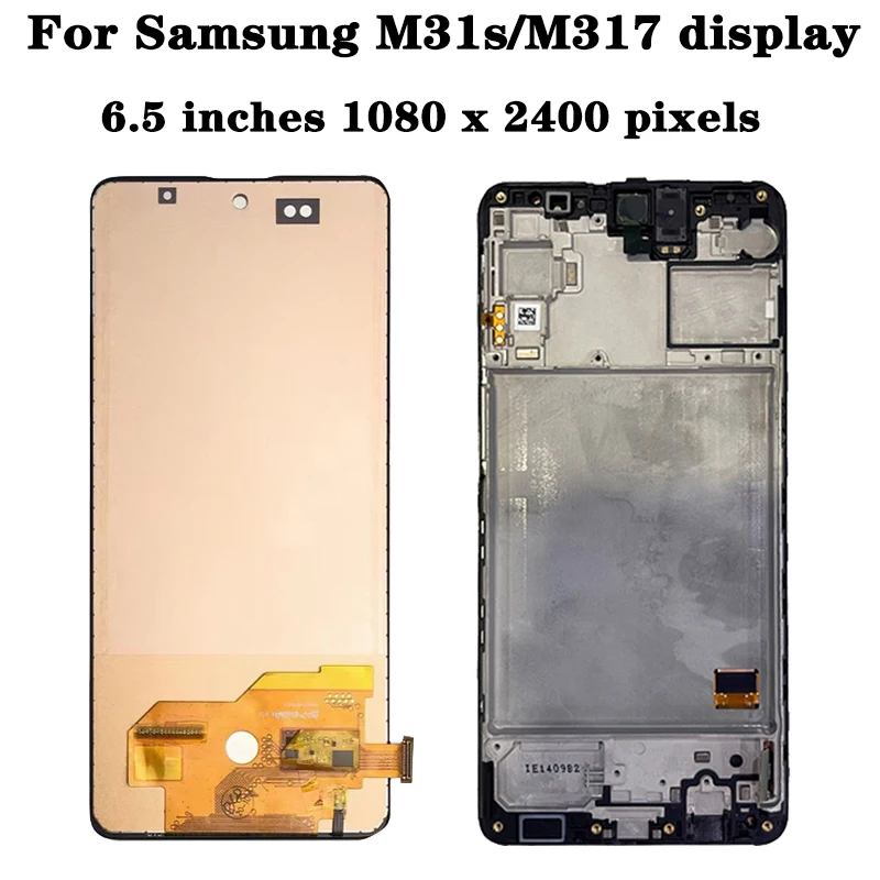 Фото TFT новый экран дисплея M31S для Samsung M31s ЖК-дисплей SM-M317F M317F/DS дисплей сенсорный экран планшета в сборе панель №3
