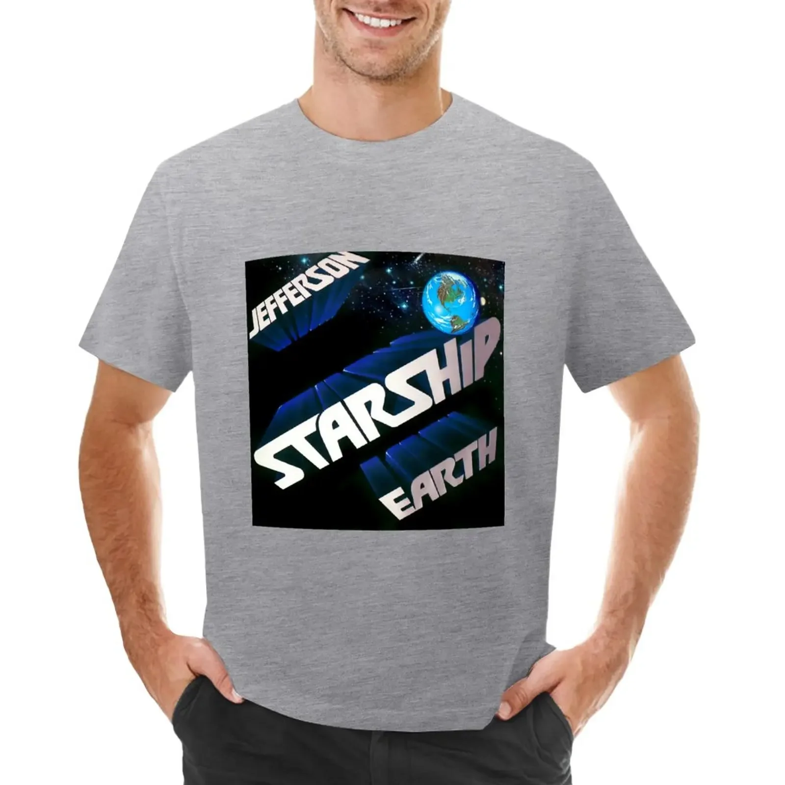 Футболка мужская с коротким рукавом дизайнерская рубашка рисунком земли уличная