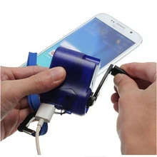 Emergency Hand Crank USB Charger Mobile Phone Generator Manual Cargador Usb Portable Hand-Cranking Chargers Outdoor Tools