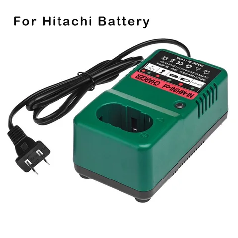 Зарядное устройство для аккумуляторов Hitachi, для электродрели, Ni-MH, для Hitachi BS1214S, UC18YG, DC1414, 7,2 в, 9,6 в, 12 В, универсальное зарядное устройство