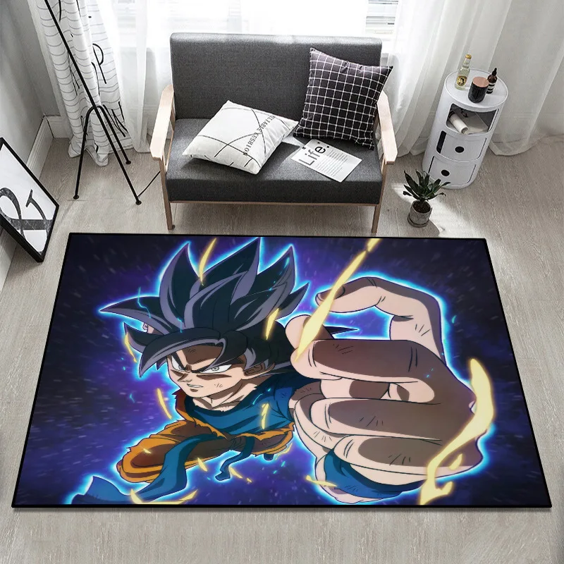 Dragon Ball Kitchen Mat Non-slip Super Saiyan Hallway Bedrooom Carpet Prayer Decoration Bath Floor Doormat for Entrance Door Rug images - 6