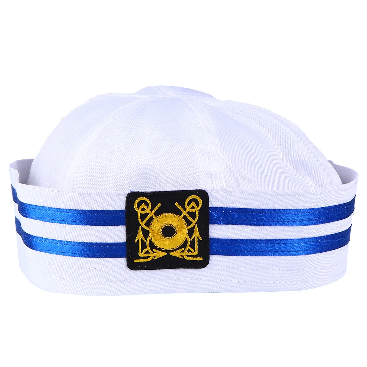 

Cap Hat Sailor Adult Captain Yacht Navy Cosplay Costume Men Anchor Saiiler Seaman Party Hats Marine Caps White Fancy Dress