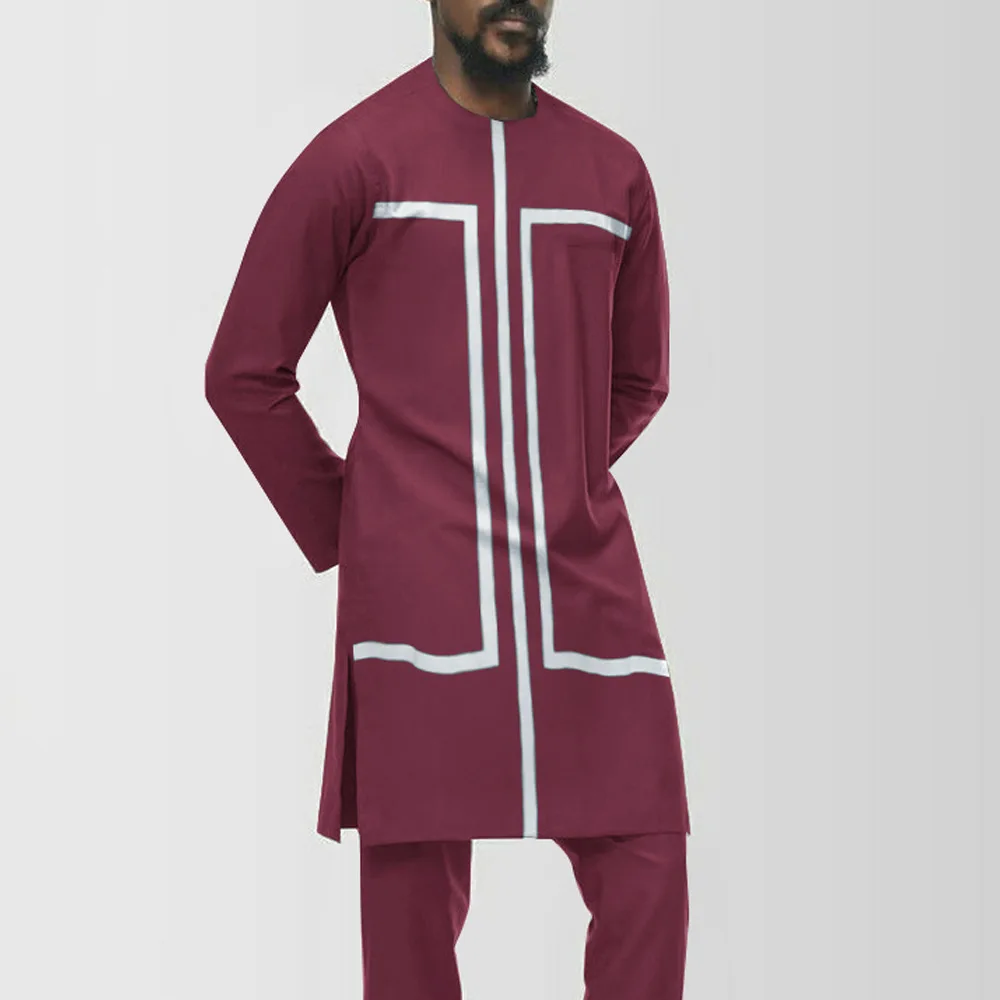 Muslim Fashion Men African Print Fashion Shirts Kurta Men Arabic Shirt Camisas Estilo Europeo Pars Hombre European Clothing 2022