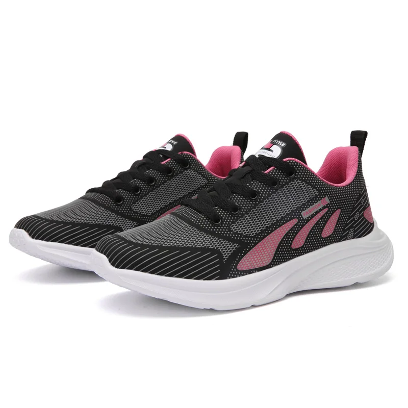 Men Women sport Running Shoes soft sole Breathable Autumn air mesh Marathon light sole anti-skid running shoes tenis masculino