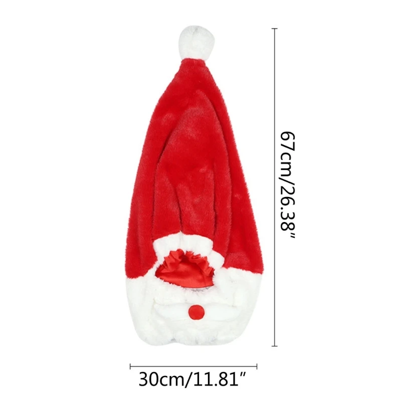 Рождественский чехол для мотоциклетного шлема Санта-Клауса шляпа украшение