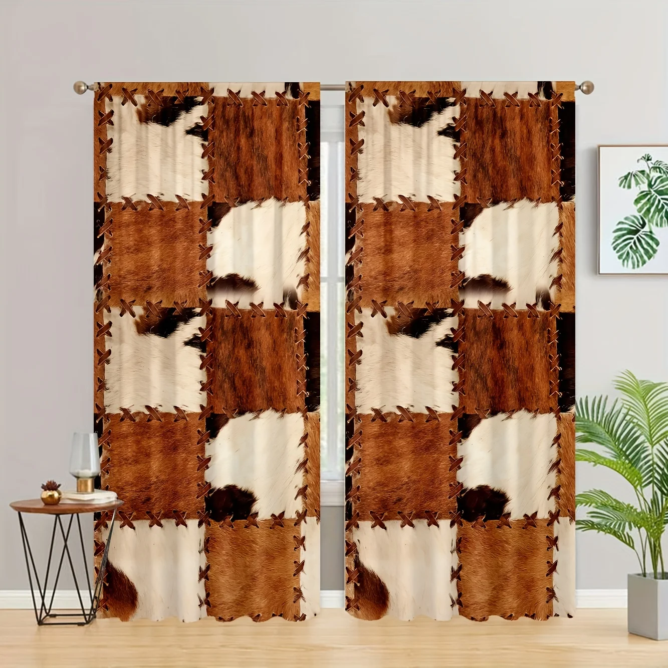 Винтажные джинсовые ковбойские шторы с лошадью в стиле ретро для фермерского