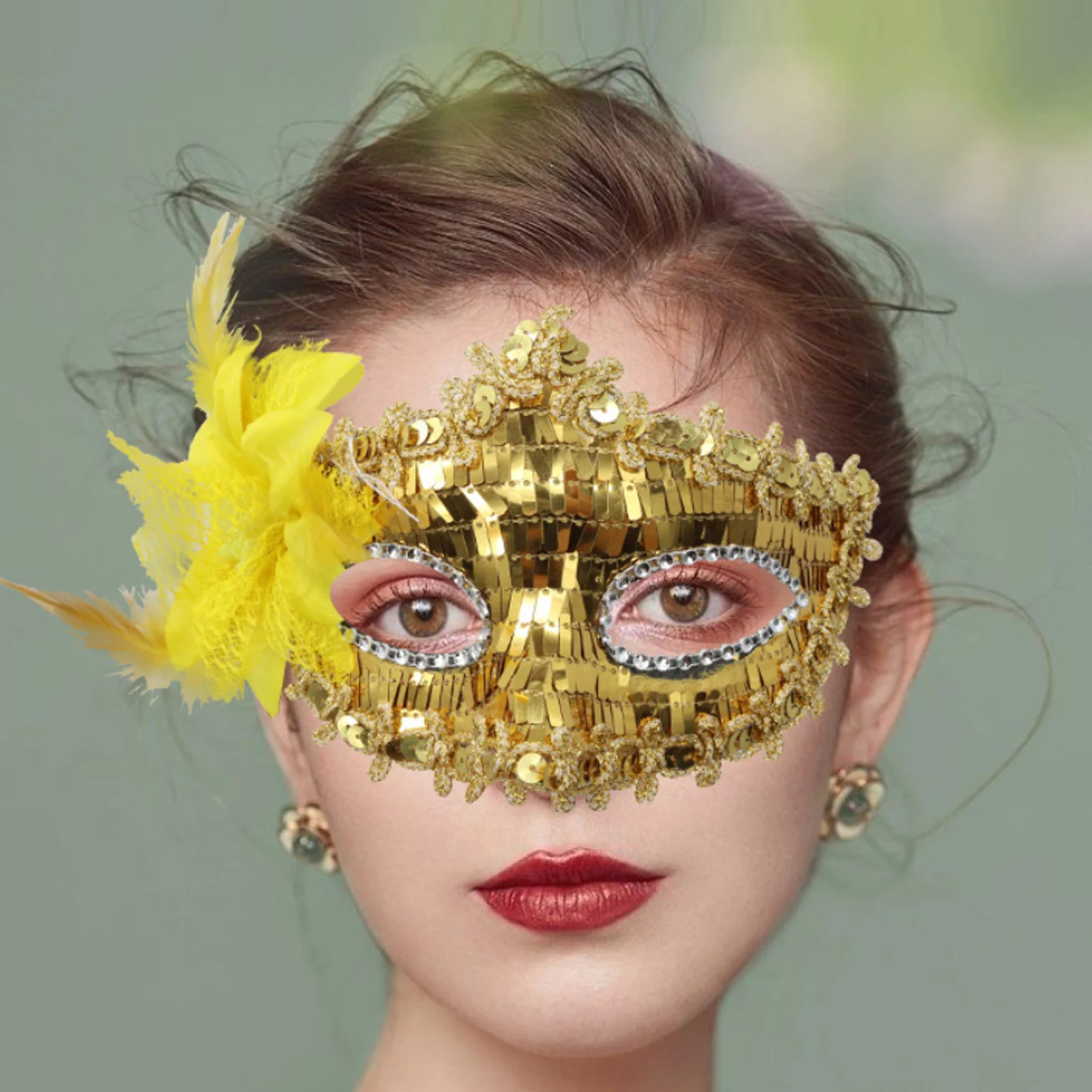 2 шт. пары золотые фиолетовые черные синие кружевные маски бабочка венецианская