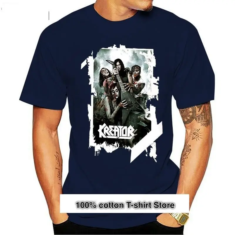 Camiseta de manga corta, banda de música, Rock, clásica de Mans, Kreator