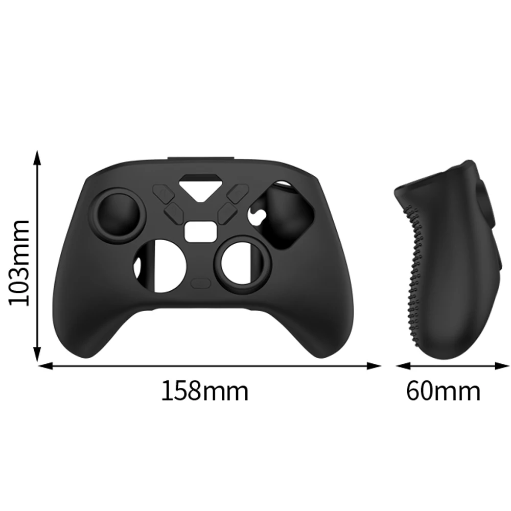 Защитный чехол для контроллера ROG Raikiri II Xbox, 1,3 мм, ударопрочный, с возможностью зарядки без снятия, пылезащитный + 4 шт. колпачков для джойстиков (art.: 3920da2fa41fa) - 3920da2fa41fa