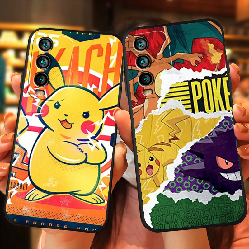 

Pokemon Pikachu Bandai Phone Cases For Xiaomi Redmi 7 7A 9 9A 9T 8A 8 2021 7 8 Pro Note 8 9 Note 9T Cases Coque Back Cover