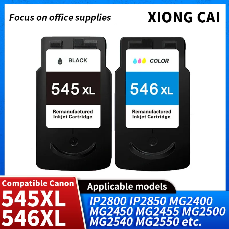 Совместимый чернильный картридж 545XL 546XL 545 XL 546 для принтера Canon PG545 CL546 Pixma MG3050 2550 2450