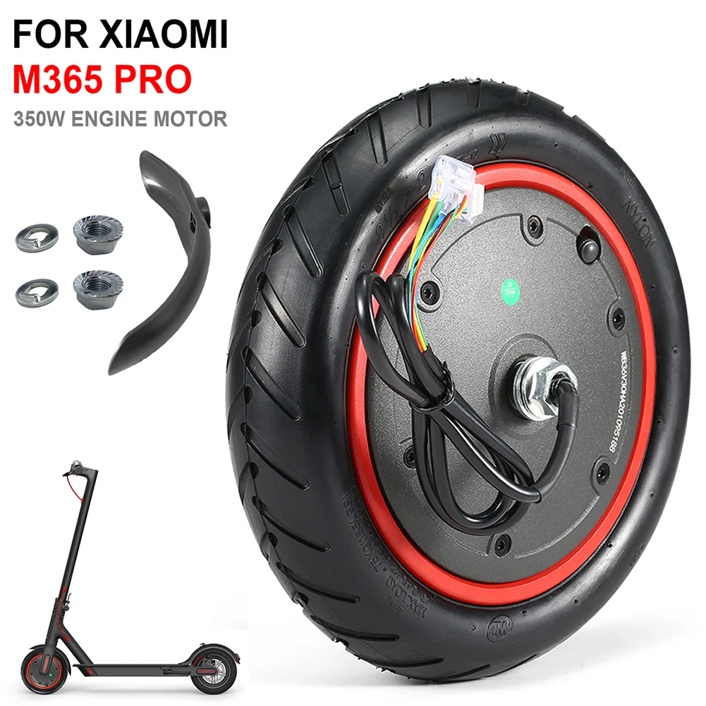 

36V 350W Electric Scooter Brushless Motor for Xiaomi M365PRO with Mudguard Electric Scooter Engine Motor Replacement