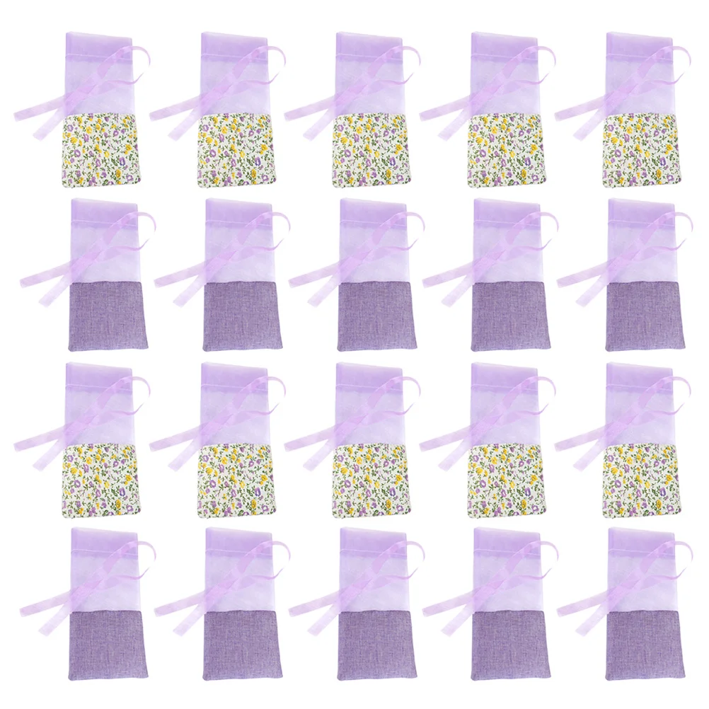 

20pcs Sachet Empty Bags Organza Gauze Bags for Lavender and Sachets Craft Bag for Drawers and Closets Wedding Favor Present Bags
