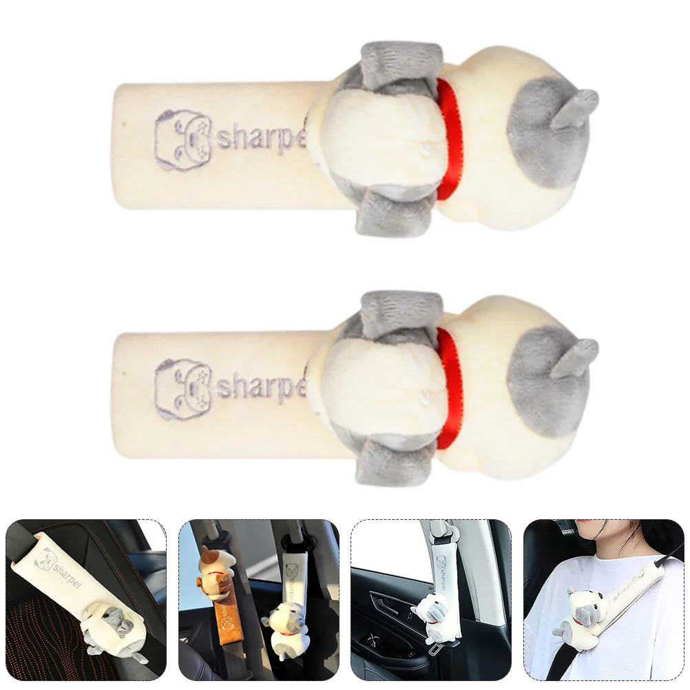 

Belt Cushion Strap Car Pad Pads Safety Cover Shoulder Plush Harness Backpack Travel Neck Support Seatbelt Protector Padded