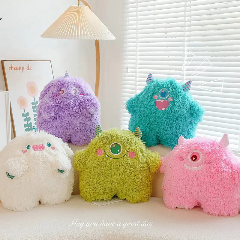 

Little Monster Plush Toy Girl Sleeping Pillow Doll Cute Pet Doll Sofa Bedroom Pillow Cushion