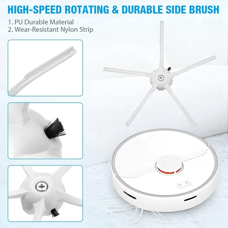 Аксессуары для Roborock S7 Maxv Ultra Pro аксессуары пылесоса робота щетка швабра фильтр Hepa