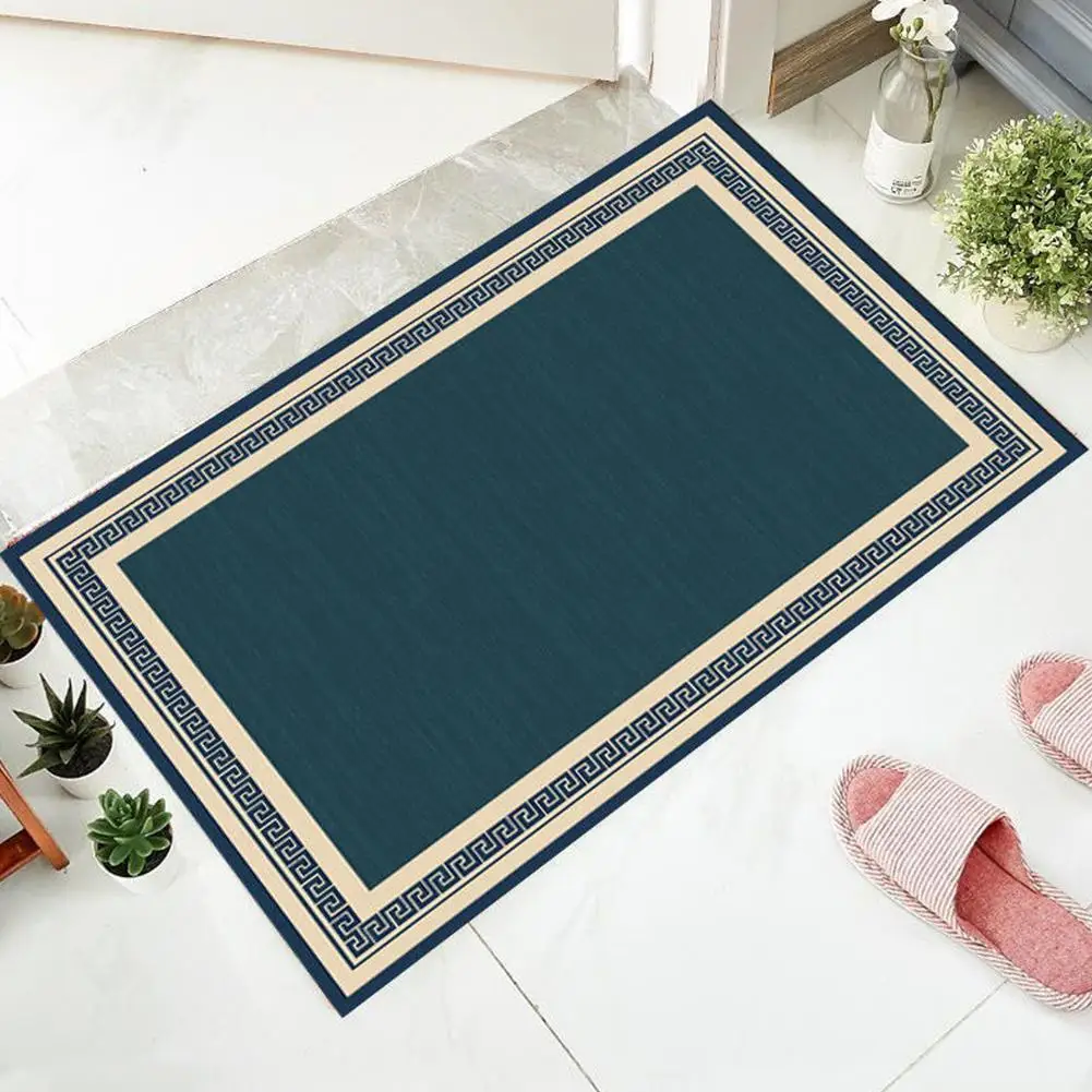 Роскошный Стильный 3D кухонный напольный коврик домашний длинный полосатый ковер