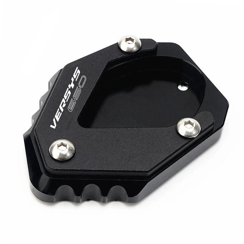 

Для KAWASAKI Versys 650 Versys 650 VERSYS 650 2011-2025 алюминиевая увеличенная подставка для мотоцикла, боковая подставка для ног, подставка для клапана шины, колпачок