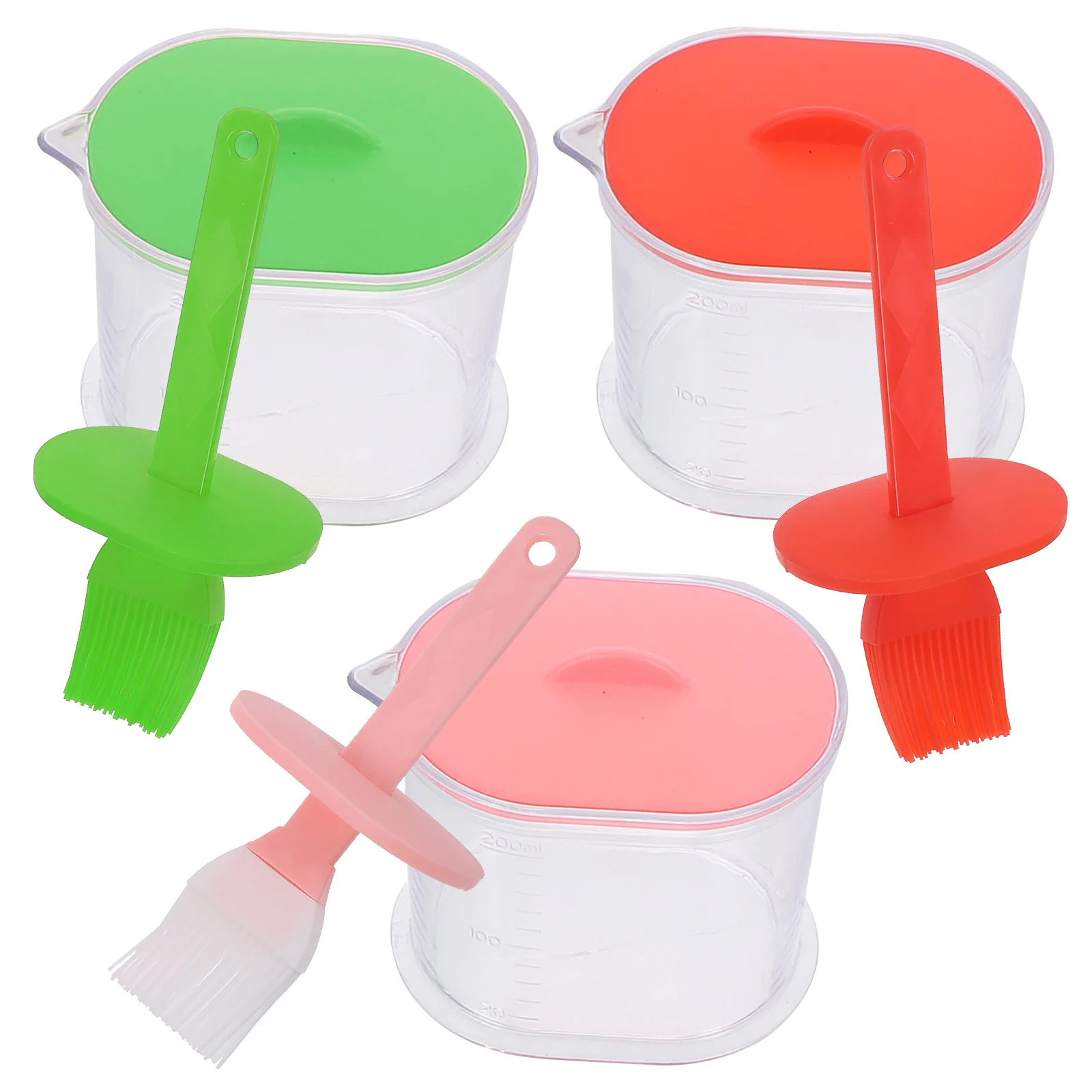 

BBQ Sauce Brush Silicone Pastry Grill Basting Portable Kitchen Utensil Grilling Barbecue