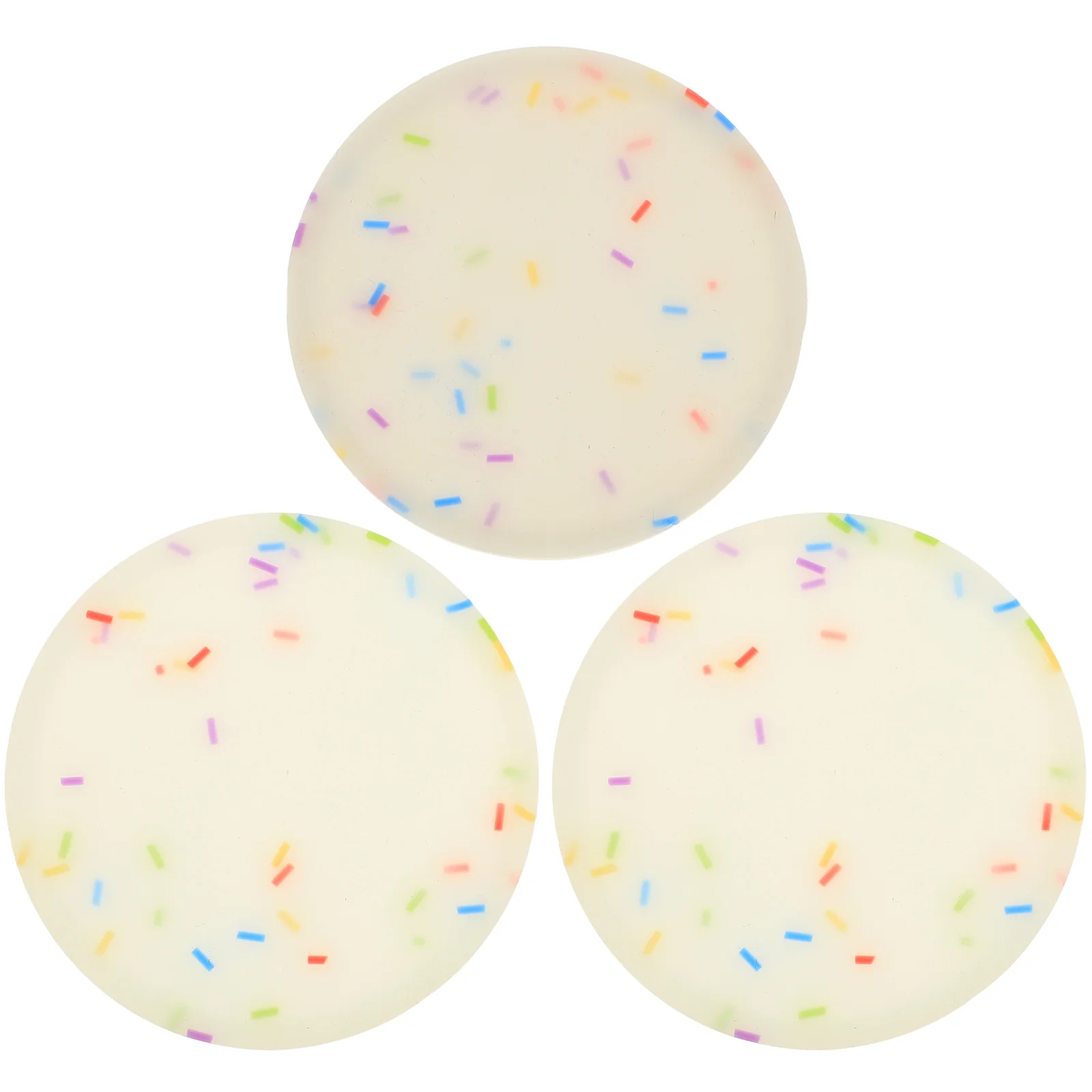 

3pcs Coasters Thicken Coasters Coffee Table Coasters Tabletop Cup Mat