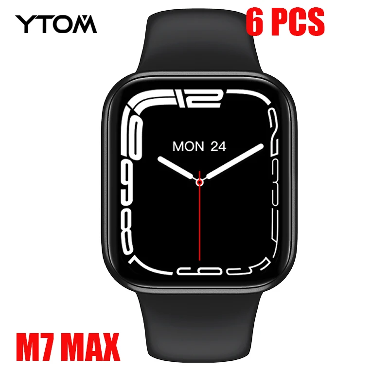6 шт. Смарт-часы IWO 7 M7 MAX NFC 14 PRO (можно выбрать разные цвета) |