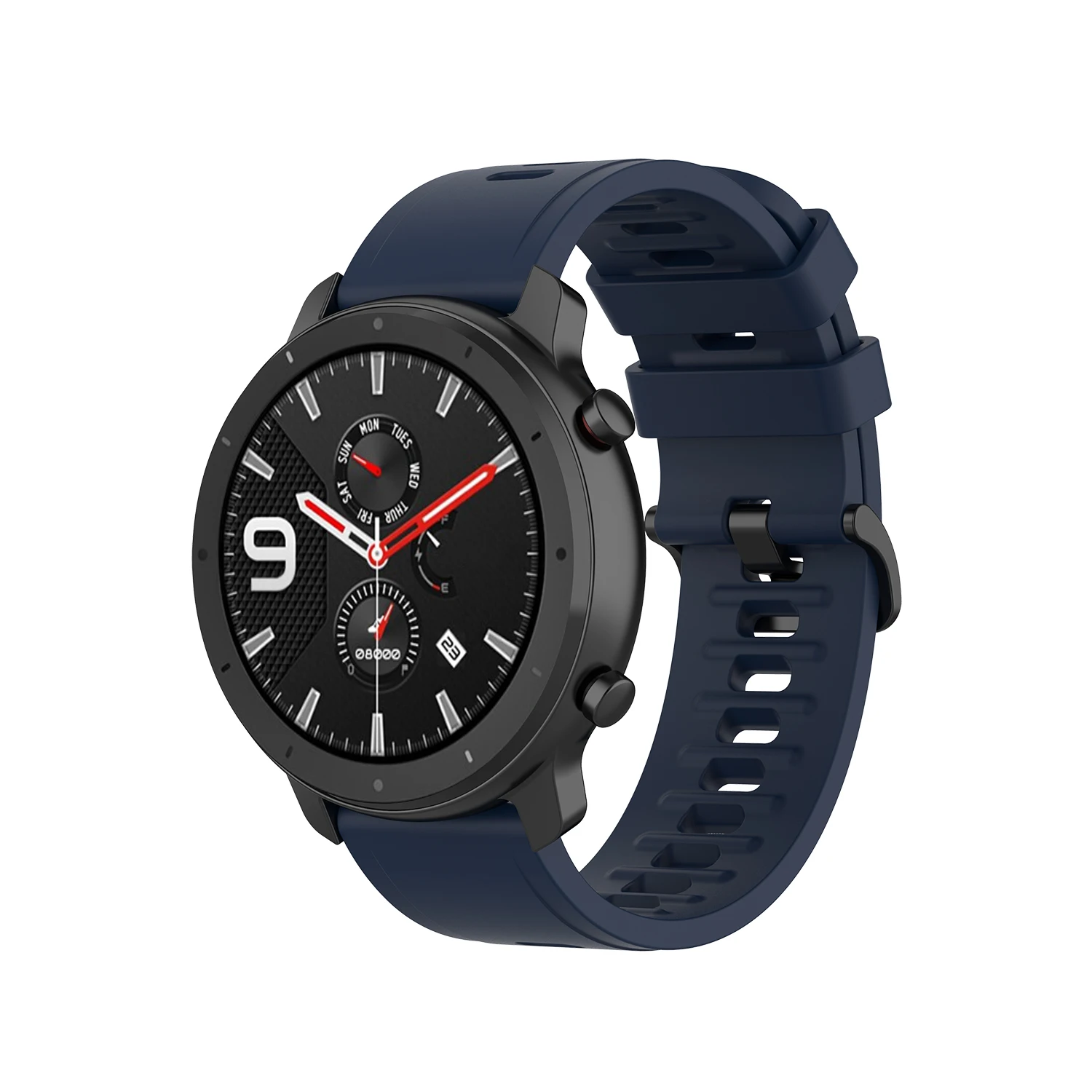 22mm 20mm Silicone Strap for Amazfit GTR/Stratos/Bip Samsung watch 3/4 Huawei watch 3/GT Replacement bracelet for Active 2 strap