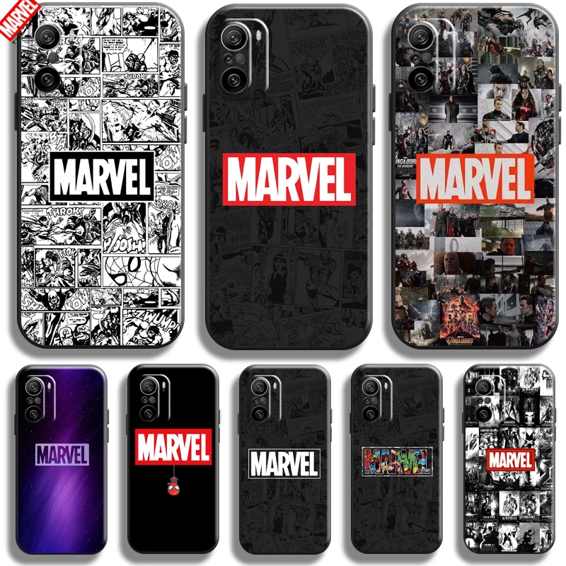 

Marvel Logo Avengers For Xiaomi Mi 11i Phone Case 6.67 Inch Soft Silicon Coque Cover Black Funda Thor Captain America Comics