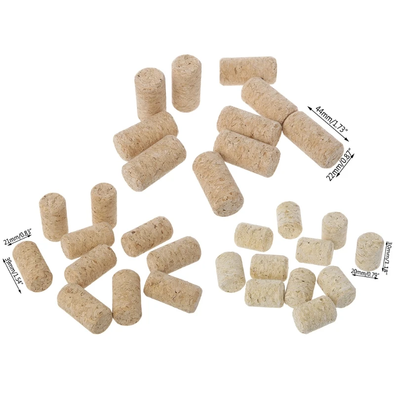 

10 шт./лот, прямая бутылка, деревянные пробки, винные пробки, пробка для бутылок