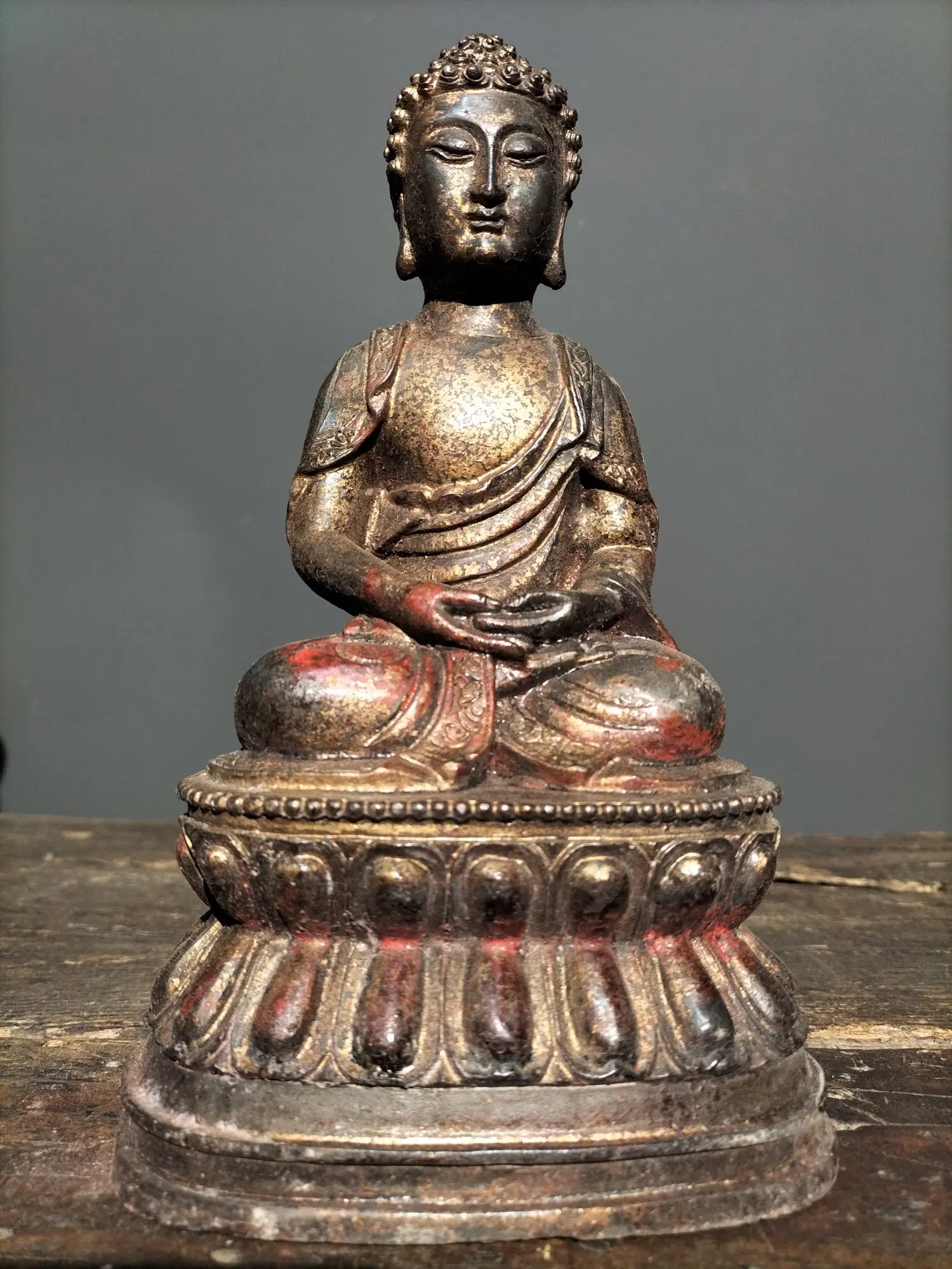 

Коллекция тибетских храмов, старая бронзовая обезьянка циннабар 9 дюймов, для верховой езды, сразу же приносит удачу, украшение для сбора уд...