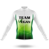 spring summer vegan team only long sleeve ropa ciclismo cycling jersey cycling wear size xs 4xl