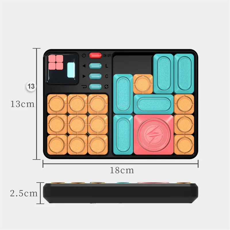 

Huarong Road Magnetic Digital Jigsaw Brain Magic Educational Toys Game Professional Puzzle Toys For Children Kids Gift Toy