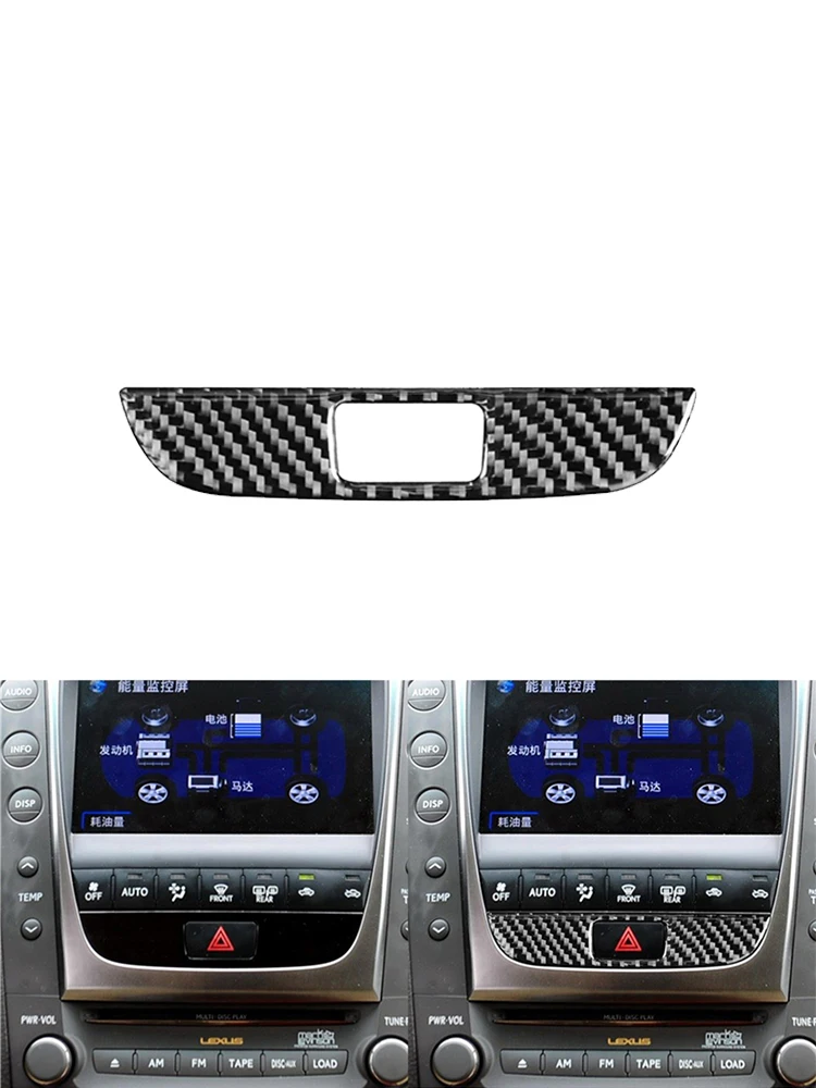 

Для Lexus GS 2006 2007 2008 2009 2010 2011 углеродное волокно двойная вспышка защитные наклейки для салона автомобиля декоративные аксессуары