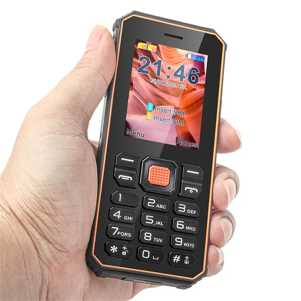 Фото Смартфон UNIWA S2 упрочненный, 2,4 дюйма, IP68, 2G, аккумулятор 2500 мАч №2
