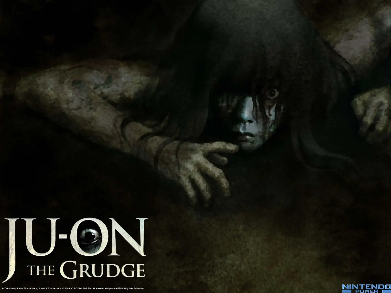Горячий редкий фильм Ju-on: The Grudge Art ШЕЛКОВЫЙ плакат Настенное искусство Домашняя